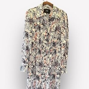 🍕🪻Pop Copenhagen shirt dress button down floral